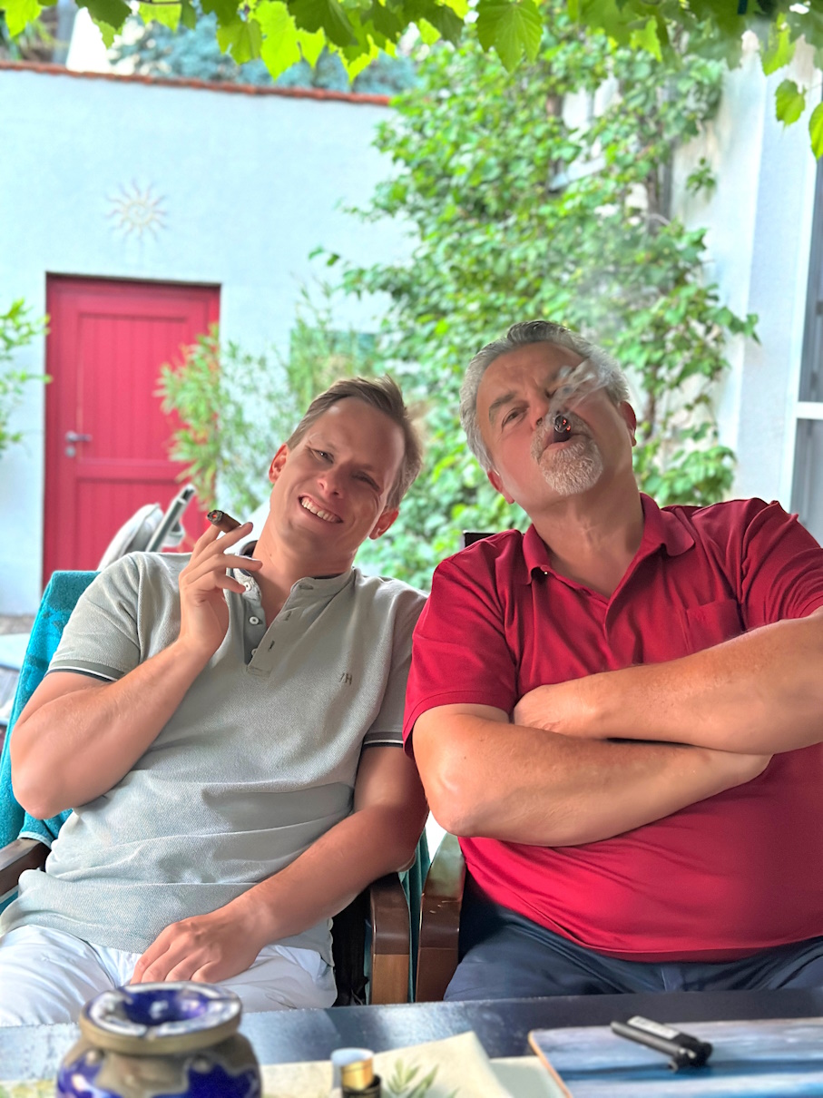 Cigars at home in Austria